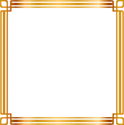 Gold Border - frame - Free PNG