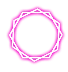 Purple Halo - geometric shape - Transparent Background PNG