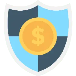 Shield with Dollar Sign - shield - PNG