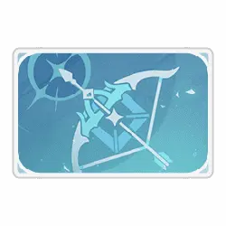 Ice Bow and Arrow - weapon - High Resolution PNG