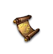 Golden Scroll - PNG