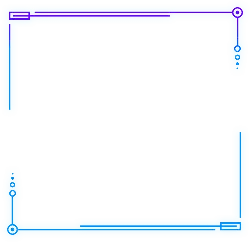 Neon Light Frame - minimalist - High Resolution PNG