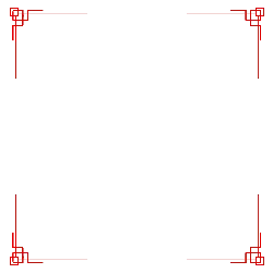 Red Border Decoration - decoration - PNG Images