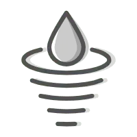 Water Drop - logo - Curated PNG