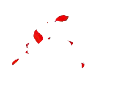 Girl with Red Bow - red - Transparent Background PNG