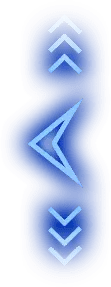Blue Arrow Pattern - neon light - PNG Images