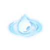 Water Drop - logo - glowing - High Resolution PNG