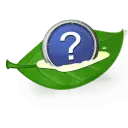 Question Mark Icon - green leaf - PNG Images