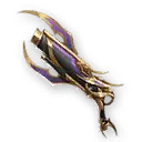 Purple Golden Dragon Wing Sword - weapon - PNG