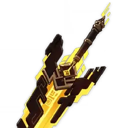 Mechanical Sword - golden - High Resolution PNG