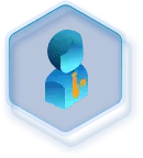 Blue Person Icon - icon - design - No Background PNG