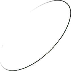 Black Ellipse - line - PNG