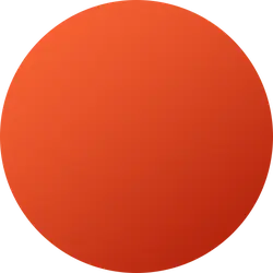 Red Circle - gradient - Transparent Background PNG
