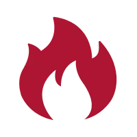 Flame - red - pattern - Transparent Layer PNG