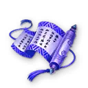 Blue Scroll - mysterious - blue - PNG