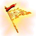 Flaming Flag - High Resolution PNG