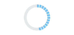 Loading Indicator - progress bar - blue - Transparent Layer PNG