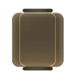 Gold Square Object - simple - Lossless PNG