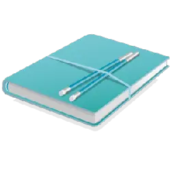 Notebook - stationery - writing - No Background PNG