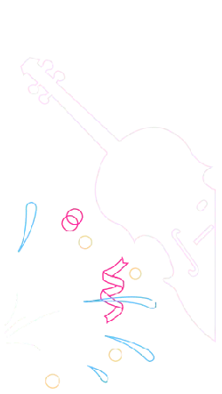 Violin - abstract - High Resolution PNG