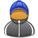 Blue Helmet Character - helmet - Transparent Layer PNG