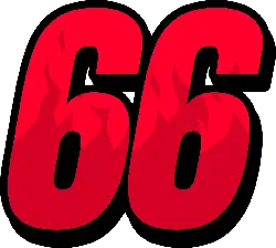 66 - red - Transparent Background PNG