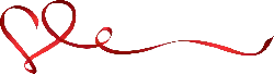 Red Heart Ribbon - romantic - Lossless PNG