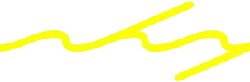 Yellow Wavy Line - graphic - No Background PNG