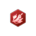 Fire Phoenix - hexagon - Transparent Layer PNG