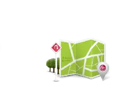 Map and Signpost - location - Lossless PNG