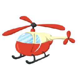 Red Helicopter - Popular Download PNG