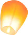 Sky Lantern - Ming lantern - High Resolution PNG