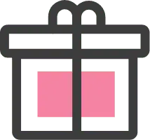 Gift Box - surprise - bow packaging - PNG Images