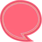 Pink Speech Bubble - interaction - Lossless PNG