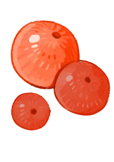 Glass Beads - orange - PNG Images