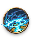 Blue Lightning - magic - skill - High Resolution PNG
