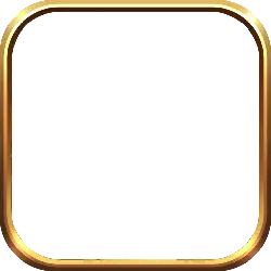 Gold Frame - smooth - PNG Images