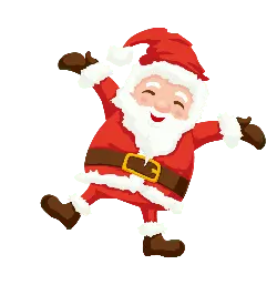Santa Claus - gift - happiness - Transparent Layer PNG