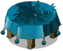Blue Mushroom House - mushroom - No Watermark PNG