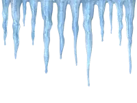 Icicles - ice - No Background PNG