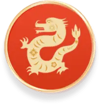 Dragon Emblem - traditional pattern - Free Download PNG