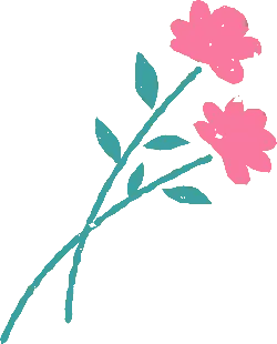 Pink Flowers - simple - Trending PNG