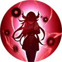 Dark Night Princess - red - Lossless PNG