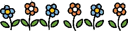 Colored Flowers - flowers - Free Download PNG