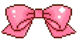 Pixel Bow - bow - Lossless PNG