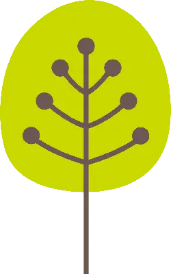 Abstract Tree - symbol - Transparent Layer PNG