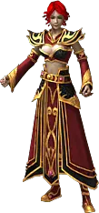 Red-Haired Warrior - No Background PNG