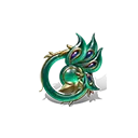 Green Dragon - mysterious - High Resolution PNG