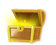 Treasure Chest - glowing - lock - High Resolution PNG
