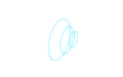 Three Overlapping Circles - minimalistic - Free Download PNG